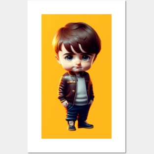 Adorable Daniel Radcliffe Baby Cartoon Posters and Art